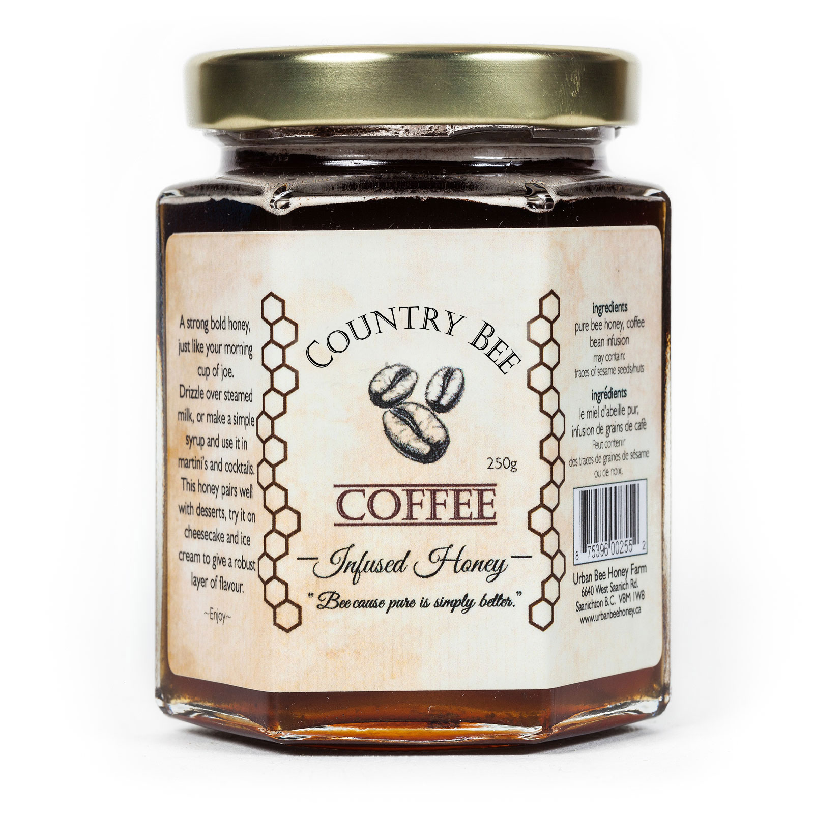 Coffee Infused Honey Country Bee Honey Farm