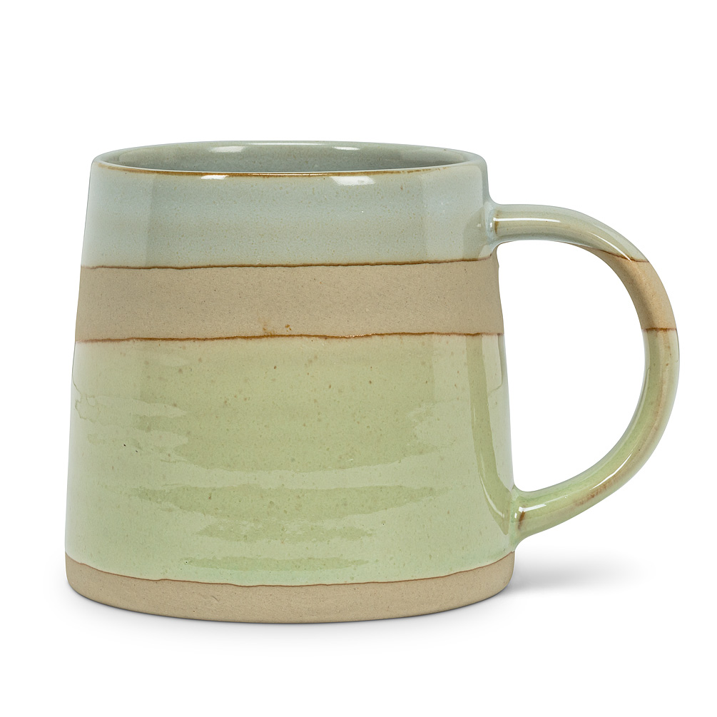 Retrochic Rustic Mug Green Country Bee Honey Farm