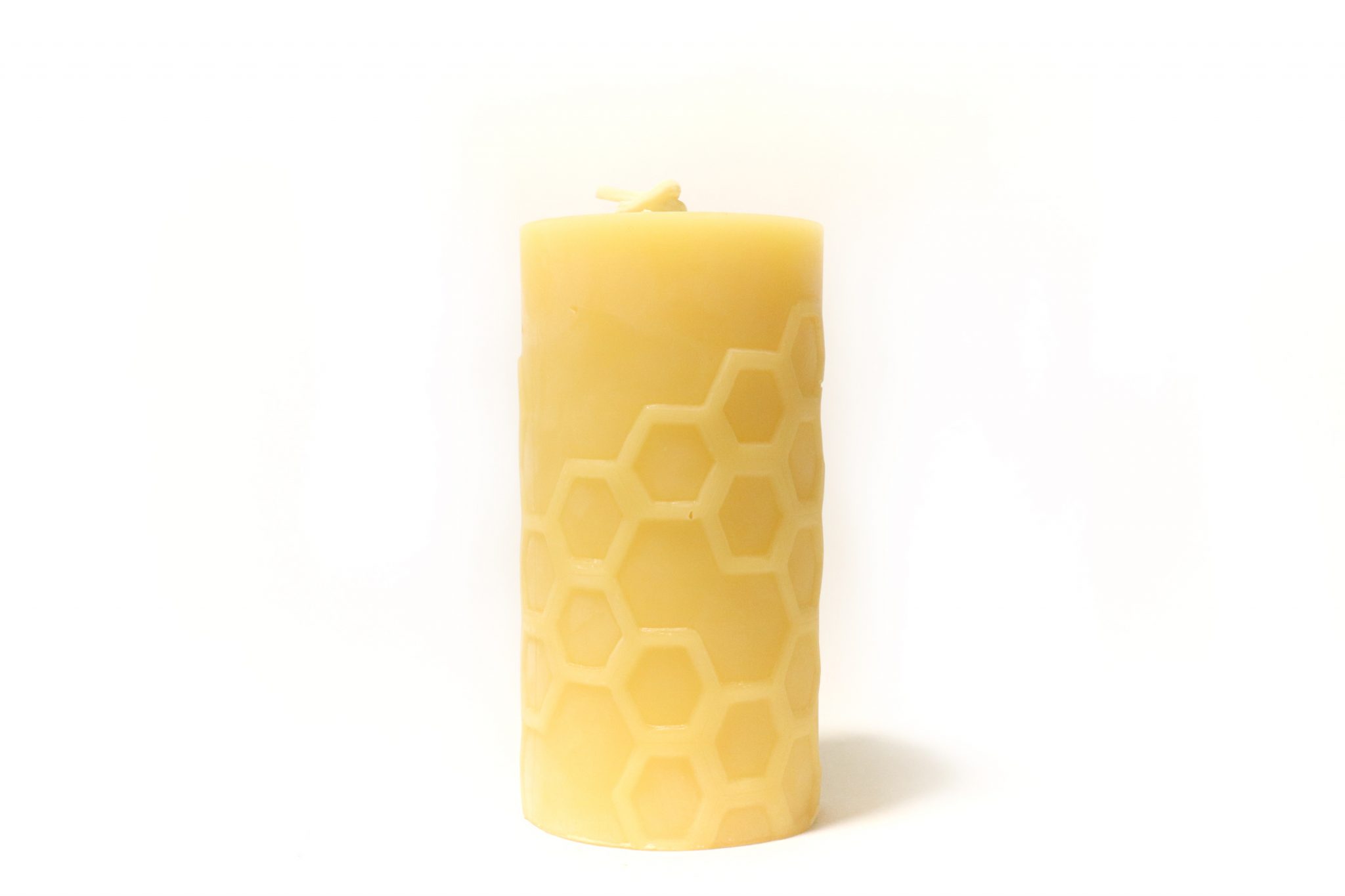 Beeswax Pillar Candle Country Bee Honey Farm