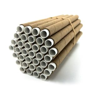 Mason Bee Tubes with paper